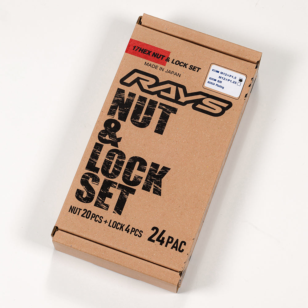 らい専用 17HEX ナット＆ロックセット L31 6H用 – RAYS OFFICIAL STORE | RAYS