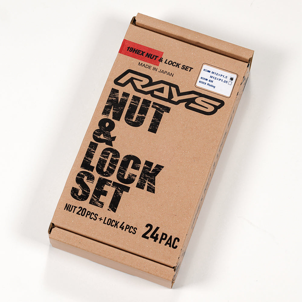 19HEXナット＆ロックセット L31 M12 6H用 – RAYS OFFICIAL STORE