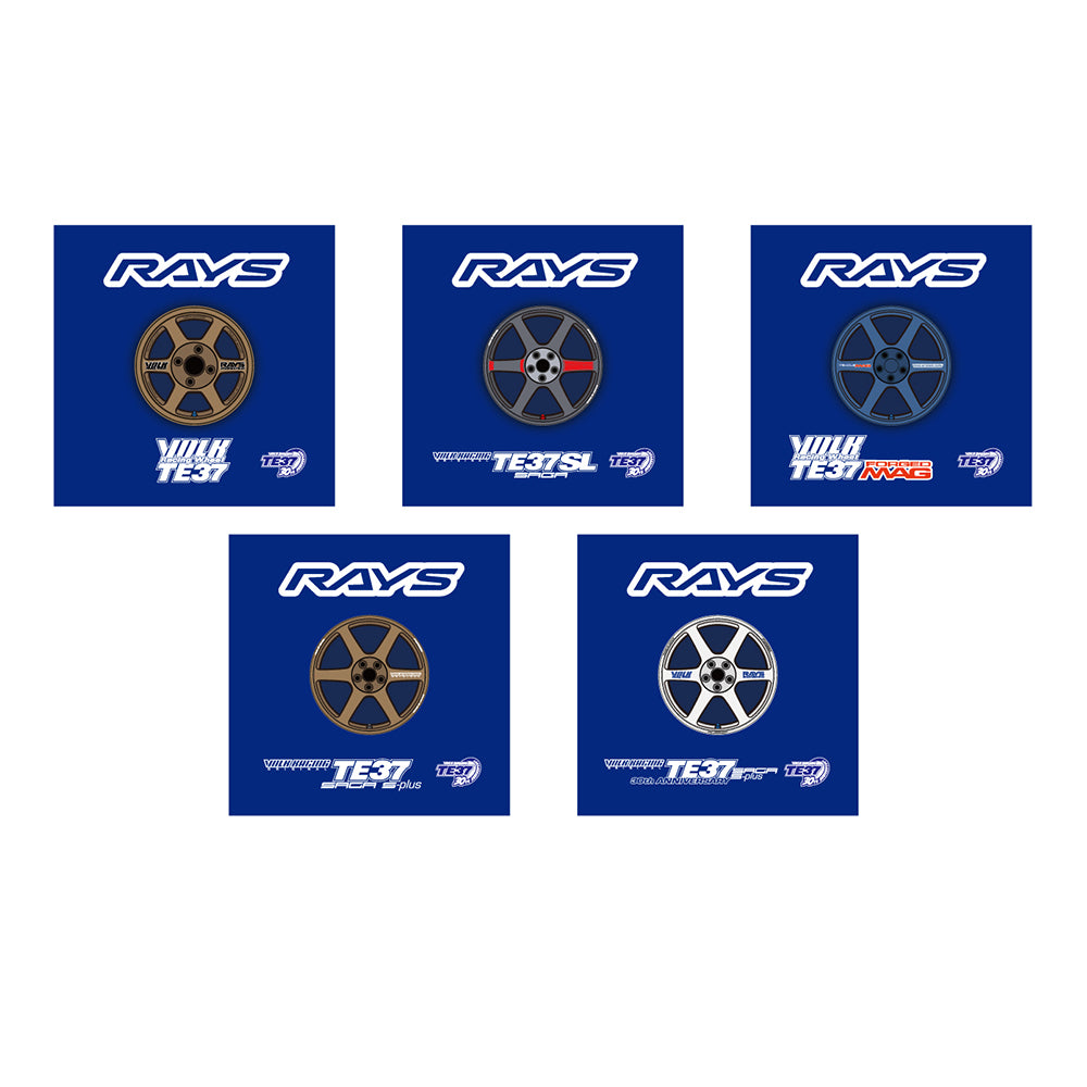 LEEN CUSTOMS VOLK RACING TE37 30TH PIN BADGE – RAYS OFFICIAL STORE