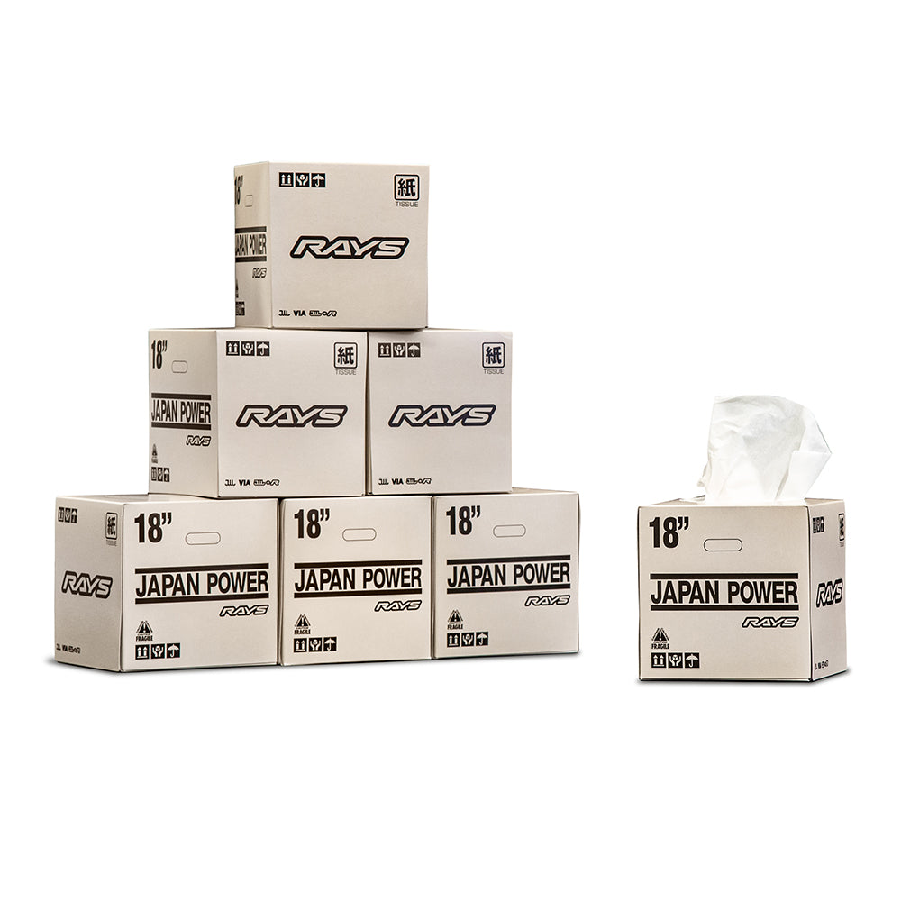 RAYS WHEEL PACKAGE TISSUE BOX 24S IVORY – RAYS OFFICIAL STORE