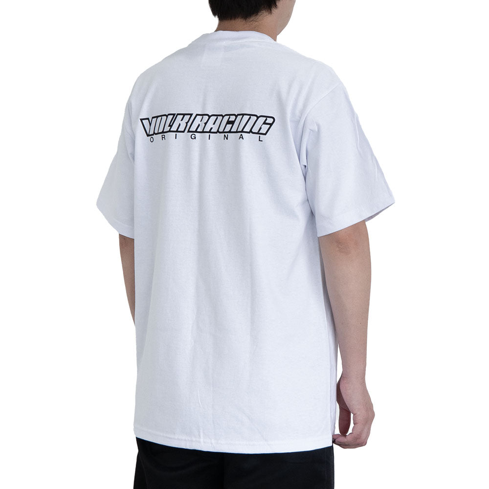 RAYS OFFICIAL T-shirt 25S VOLK RACING BK/WH – RAYS OFFICIAL STORE