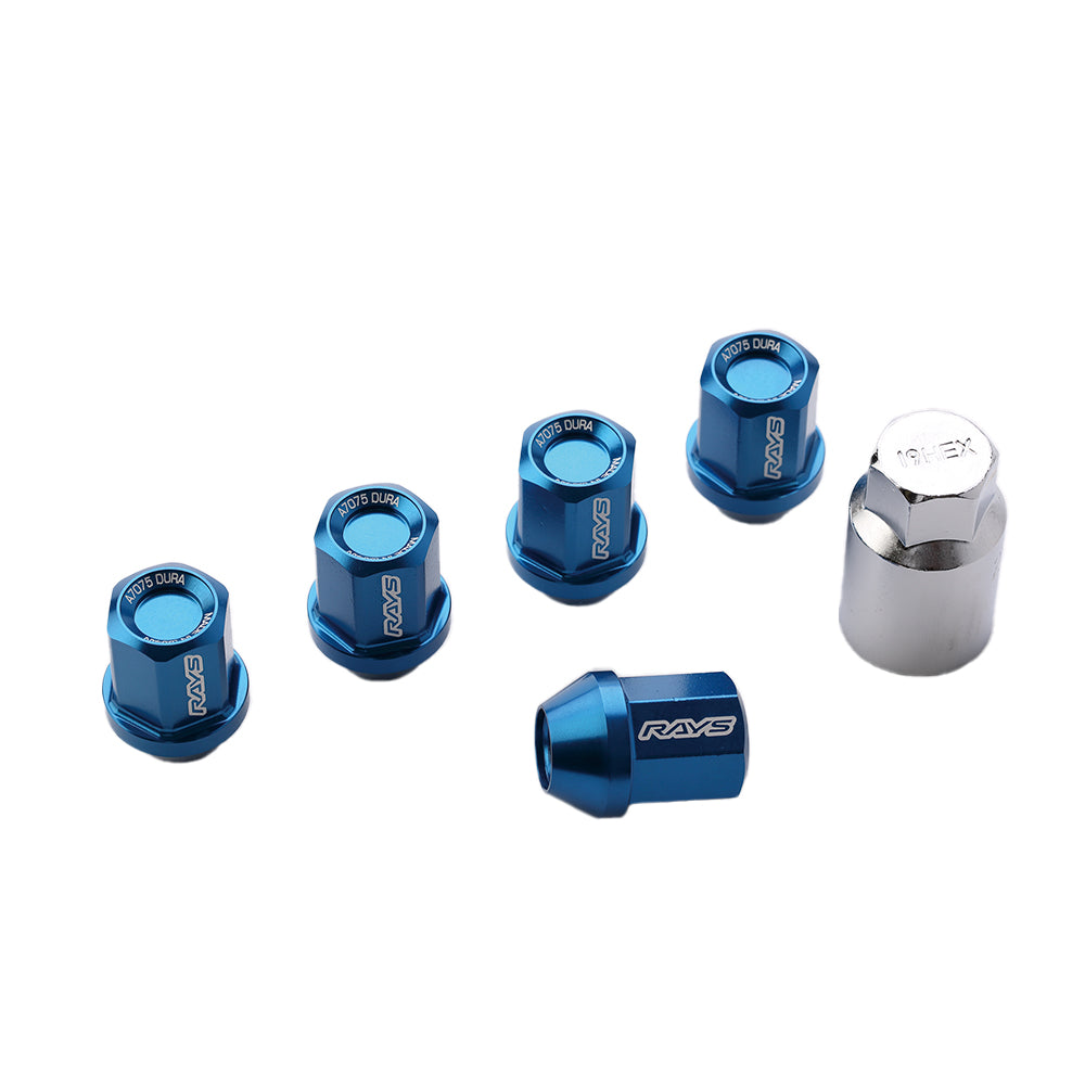 ジュラルミンロック＆ナットセット L32ストレートタイプ 5H用 – RAYS