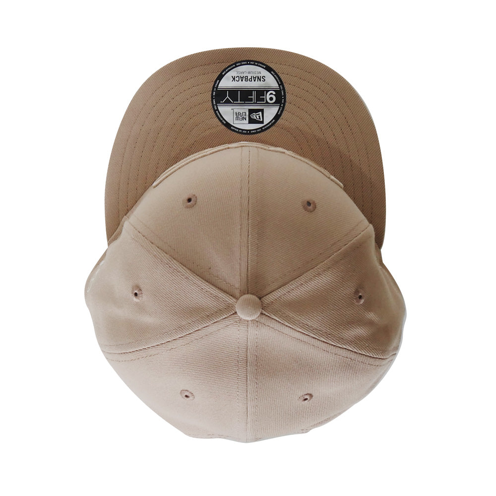 会員先行！RAYSｘNEW ERA 9FIFTY SNAPBACK CAMEL