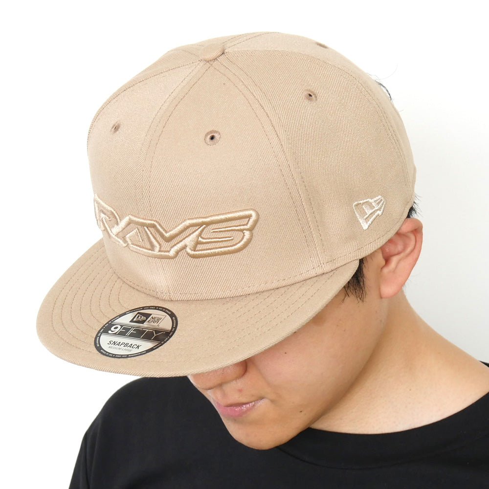 会員先行！RAYSｘNEW ERA 9FIFTY SNAPBACK CAMEL