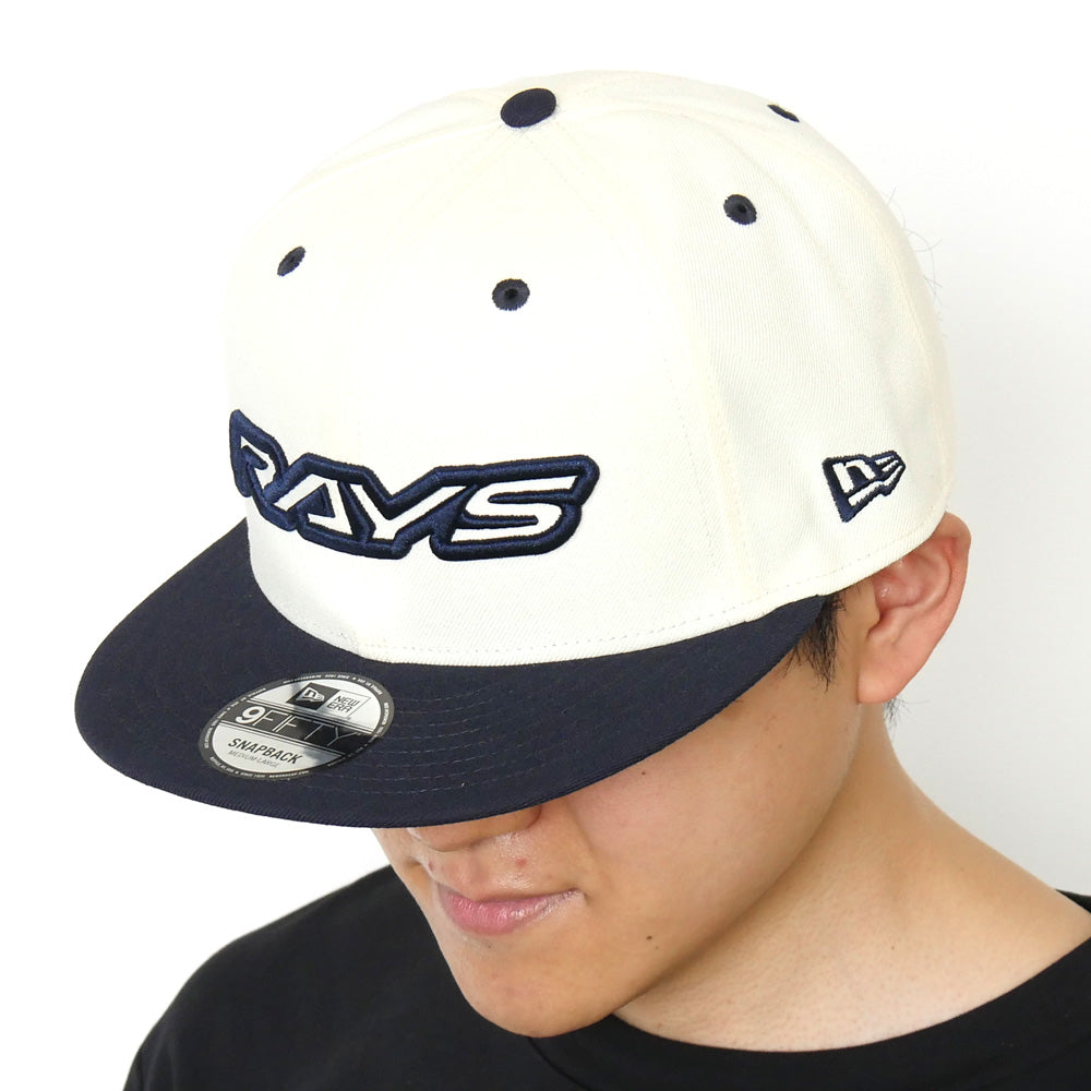 会員先行！RAYSｘNEW ERA 9FIFTY SNAPBACK NAVY