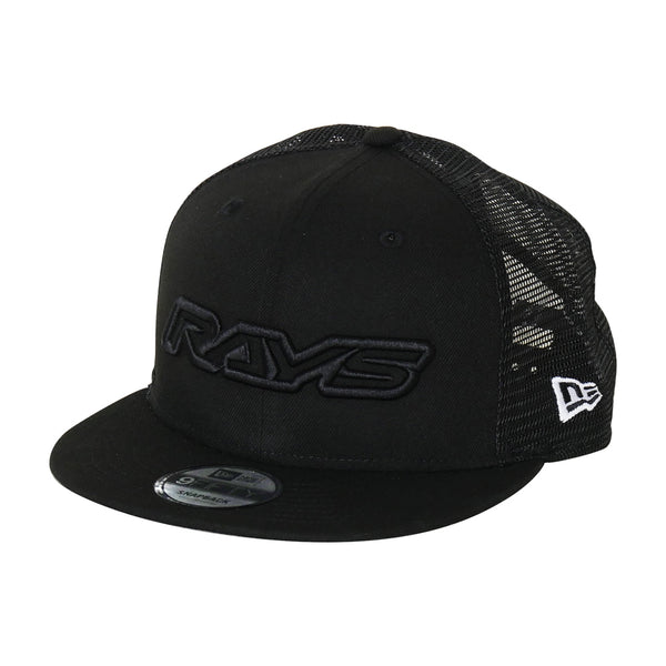 会員先行！RAYSｘNEW ERA 9FIFTY SNAPBACK BK MESH