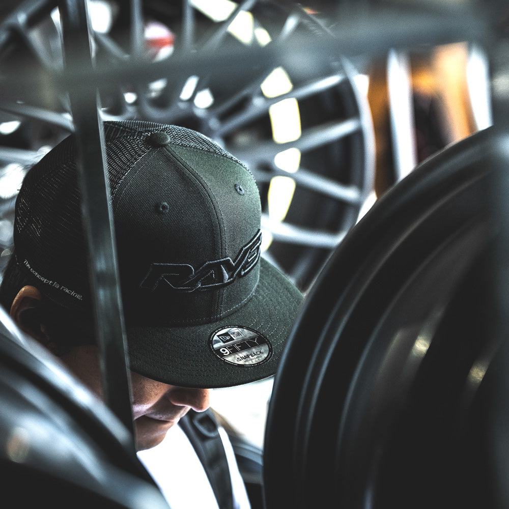 会員先行！RAYSｘNEW ERA 9FIFTY SNAPBACK BK MESH