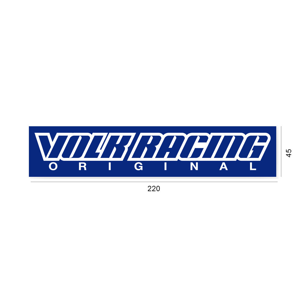 VOLK RACING LOGO BOX STICKER