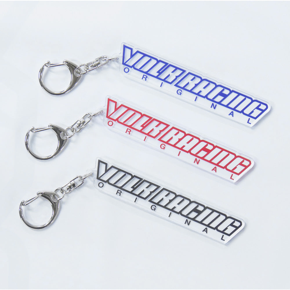 VOLK RACING LOGO ACRYLIC KEY CHAIN – RAYS OFFICIAL STORE