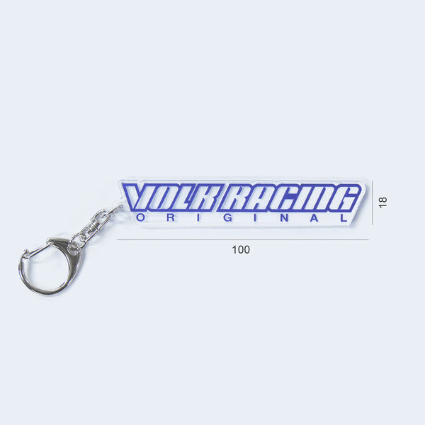 VOLK RACING LOGO ACRYLIC KEY CHAIN