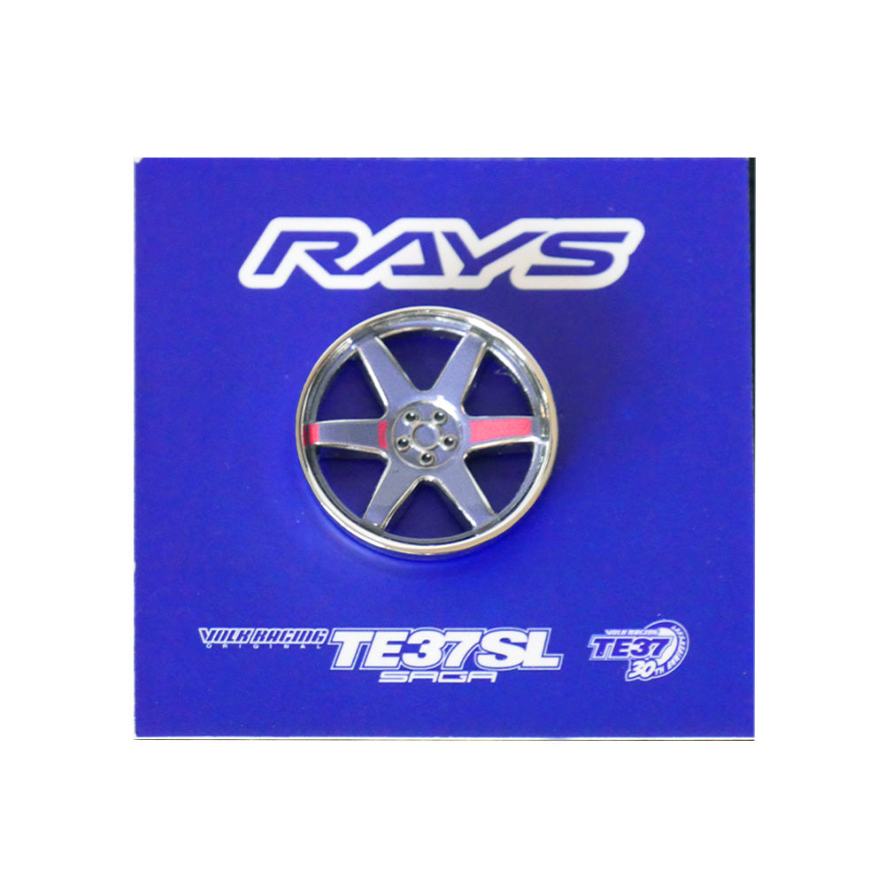 LEEN CUSTOMS VOLK RACING TE37 30TH PIN BADGE – RAYS OFFICIAL STORE