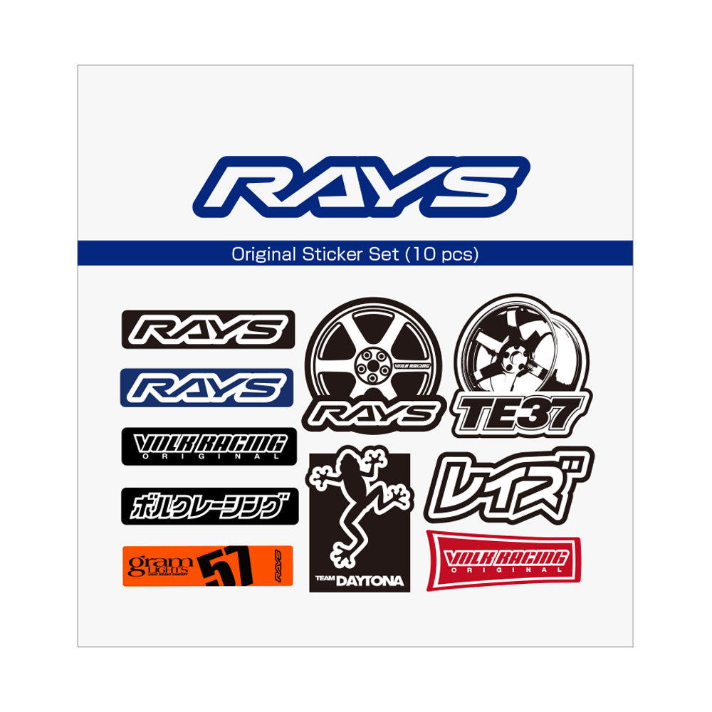 RAYS MIX STICKER 30MM 10PC SET