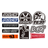 RAYS MIX STICKER 30MM 10PC SET