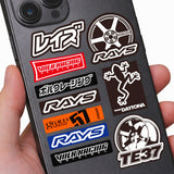 RAYS MIX STICKER 30MM 10PC SET
