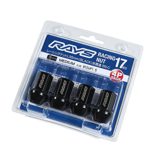 17HEX L35レーシングナットセット (ミディアム・非貫通タイプ)(RN-C)