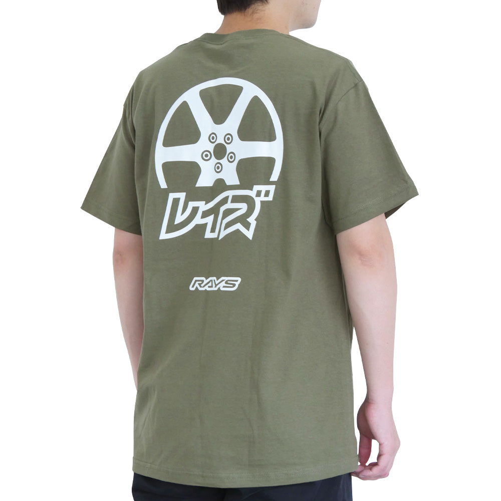 RAYS OFFICIAL T-shirt 25S カタカナ RAYS ホイール