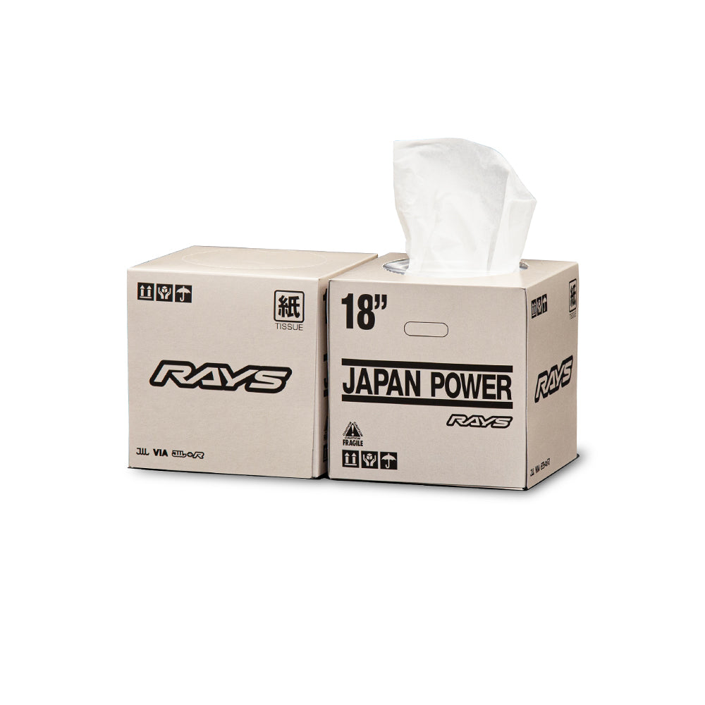 RAYS WHEEL PACKAGE TISSUE BOX 24S IVORY