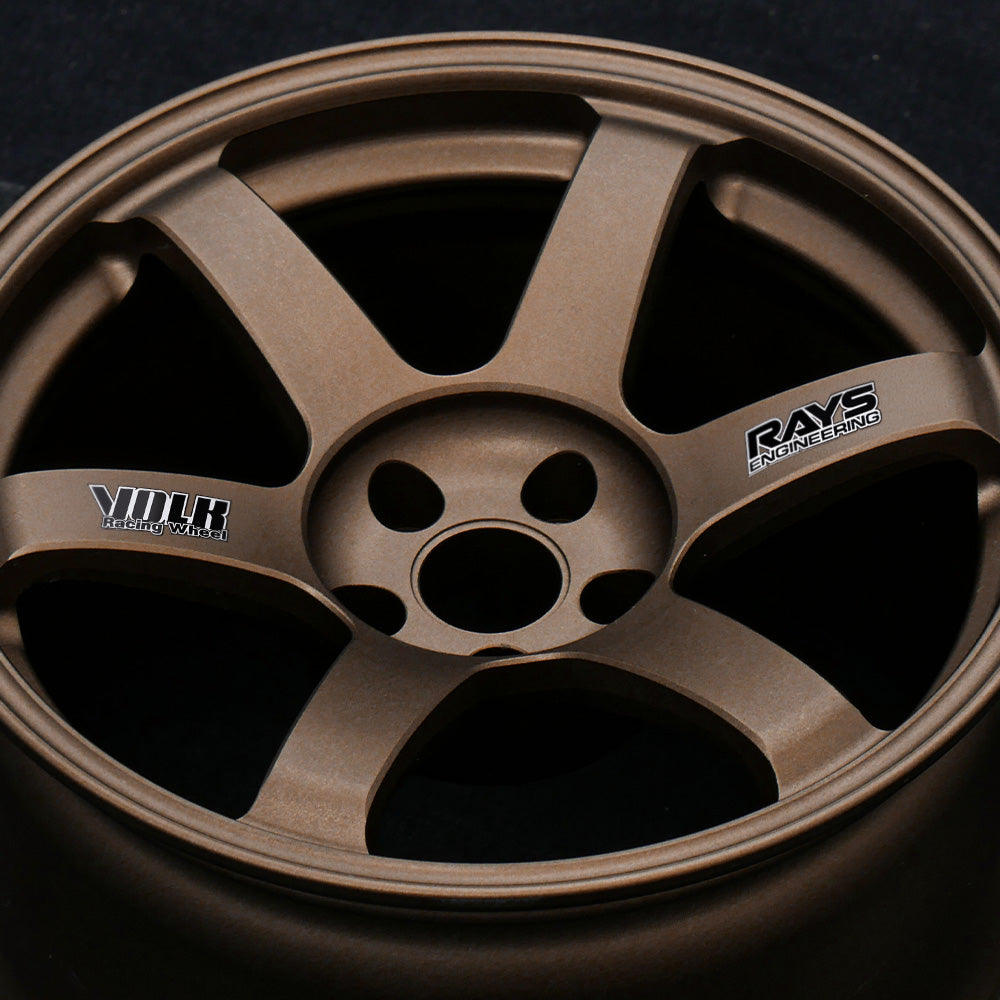 TE37 30TH ステッカー 1/4 SCALE
