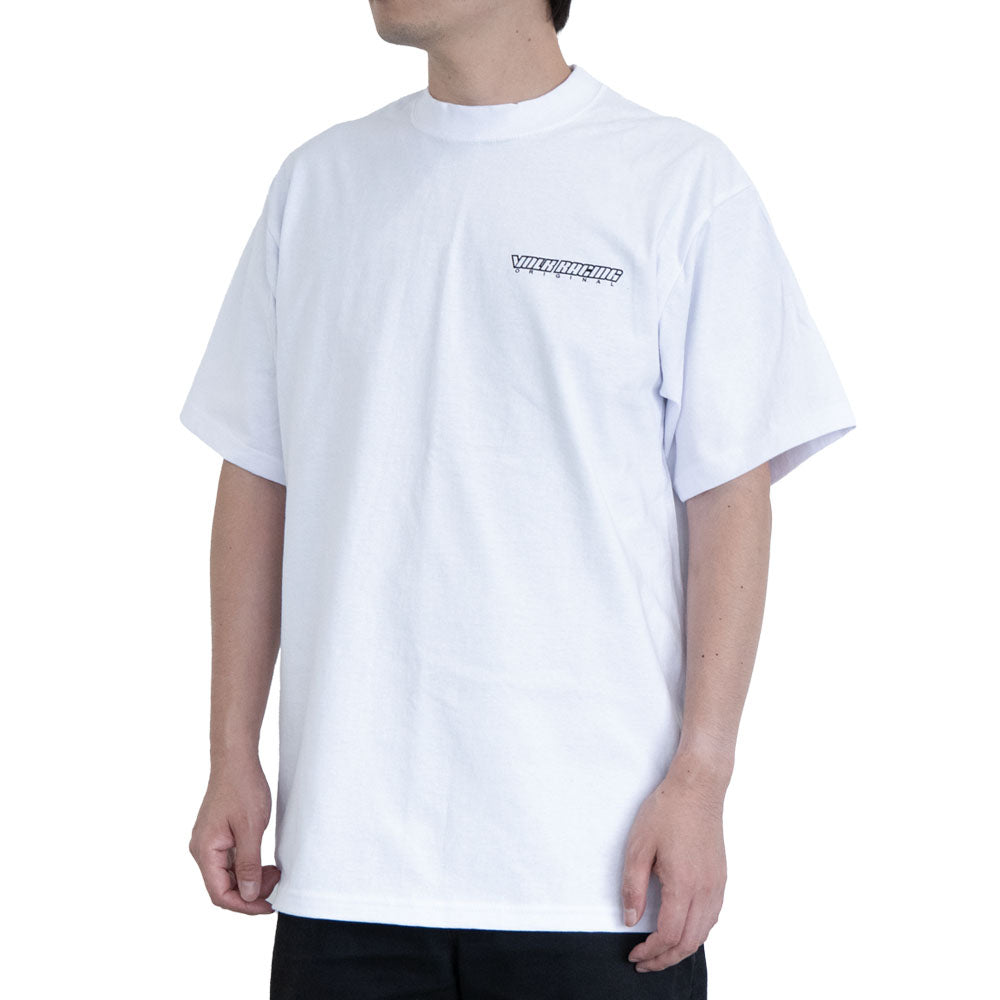 RAYS OFFICIAL T-shirt 25S VOLK RACING BK/WH