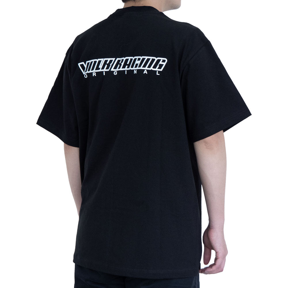RAYS OFFICIAL T-shirt 25S VOLK RACING BK/WH