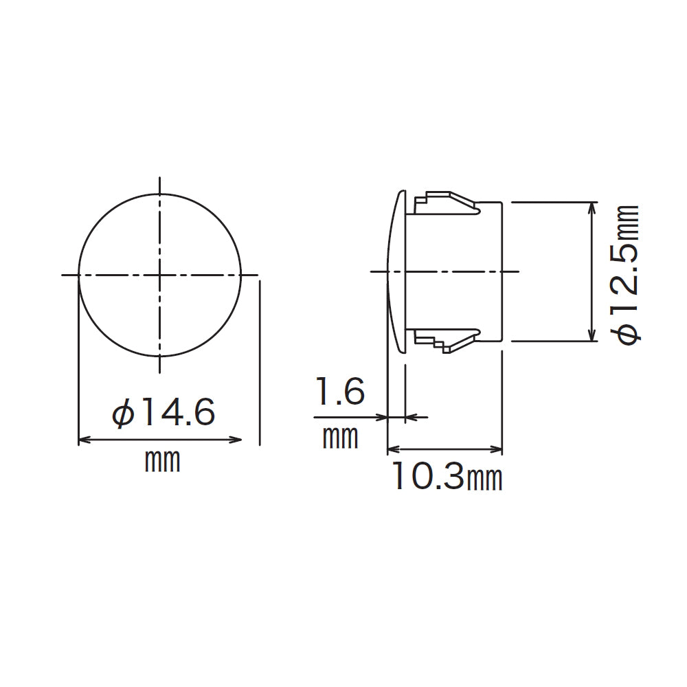 17HEX用 レーシングナット ヘッドキャップ