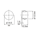 17HEX用 レーシングナット ヘッドキャップ