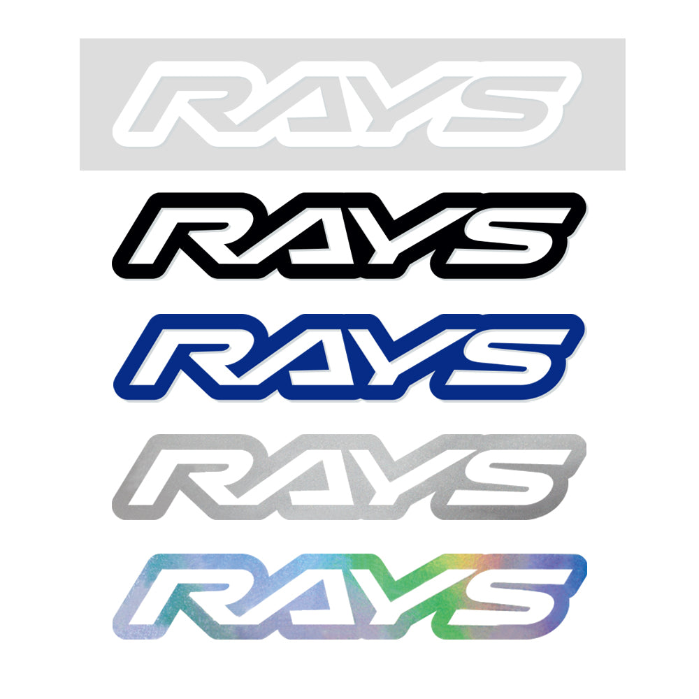 No.17 RAYS ロゴステッカー(抜き文字タイプ) 250ｍｍ