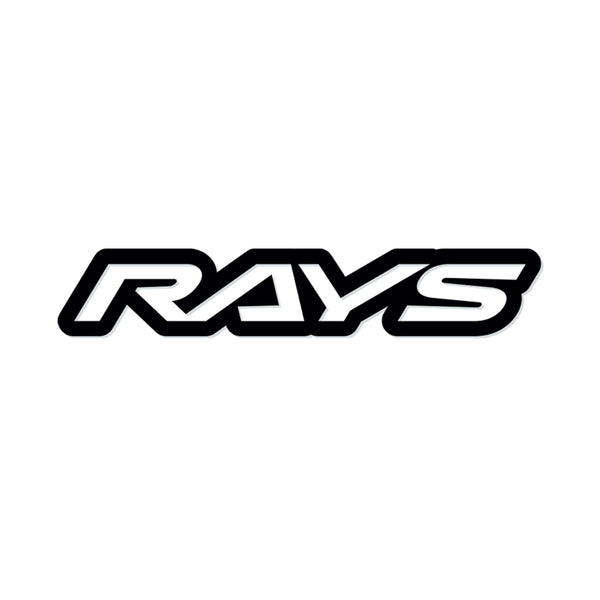 No.18 RAYS ロゴステッカー(抜き文字タイプ) 200mm